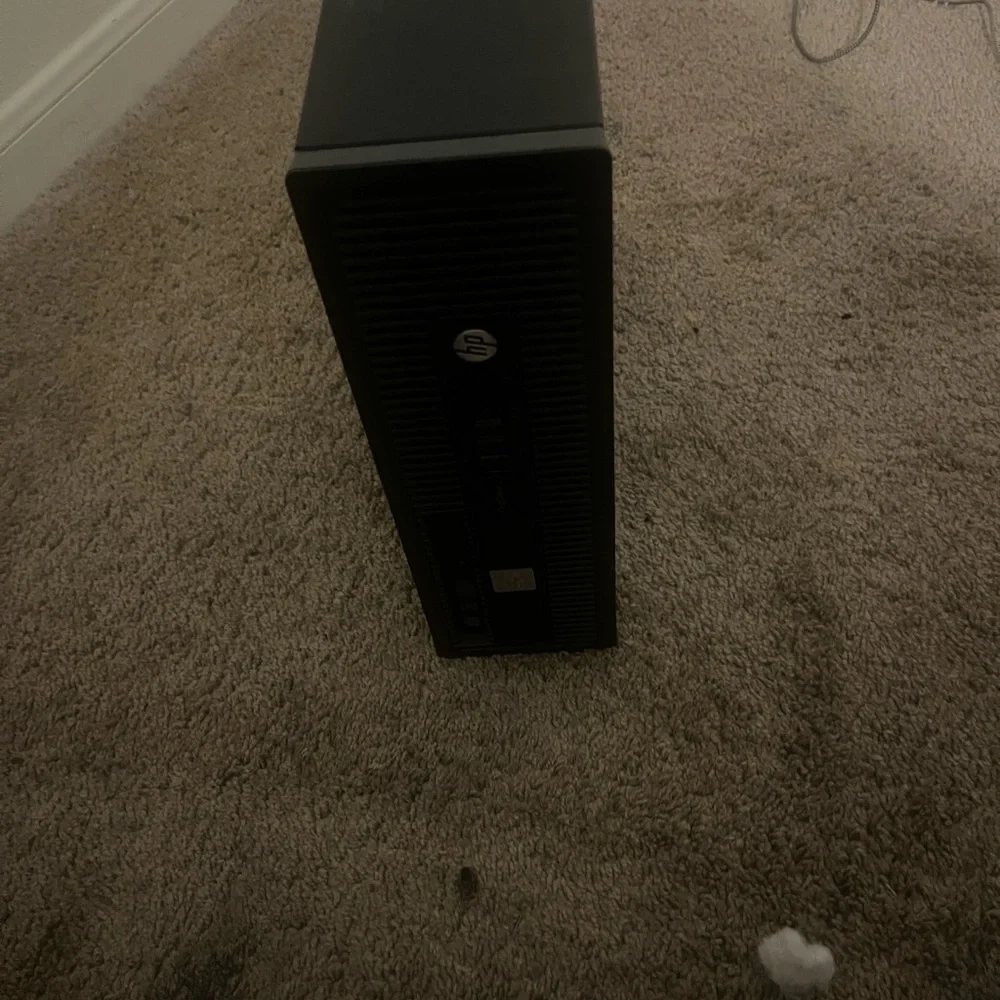 HP Black Slim Desktop Tower